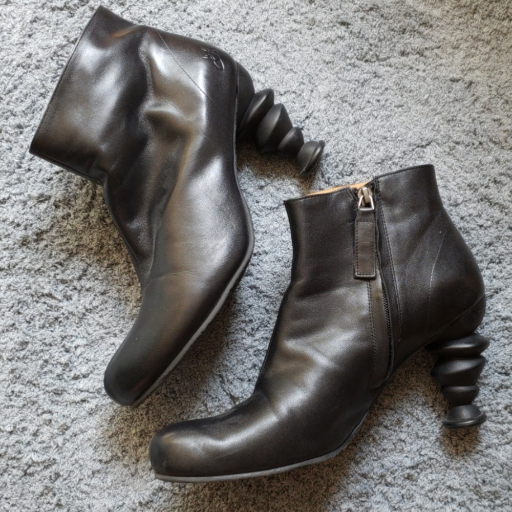 Black John Fluevog Booties